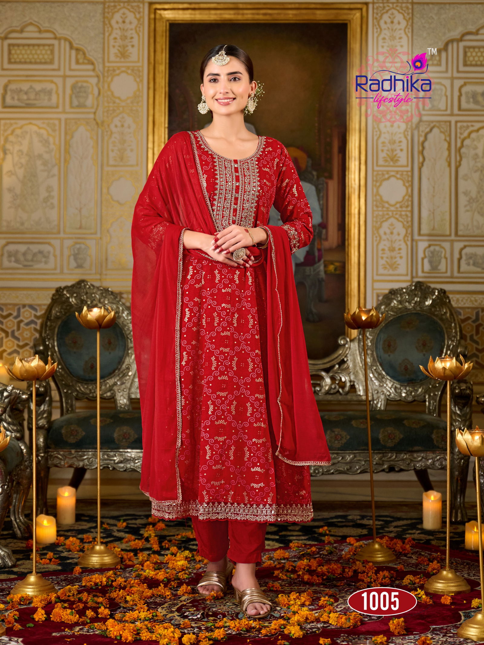 Prasang Vol 1 By Radhika Rayon Foil Printed Kurti With Dupatta Wholesale Online 